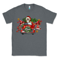 Charcoal Heather merry christmas truck gnomies Classic Tee - FaDigitalArtStudio