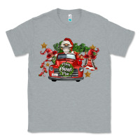 Heather Grey merry christmas truck gnomies Classic Tee - FaDigitalArtStudio
