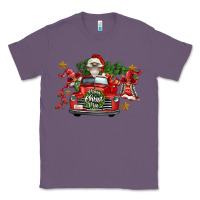 Lavender merry christmas truck gnomies Classic Tee - FaDigitalArtStudio