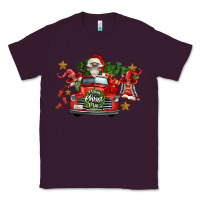 Plum merry christmas truck gnomies Classic Tee - FaDigitalArtStudio
