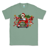 Sage merry christmas truck gnomies Classic Tee - FaDigitalArtStudio