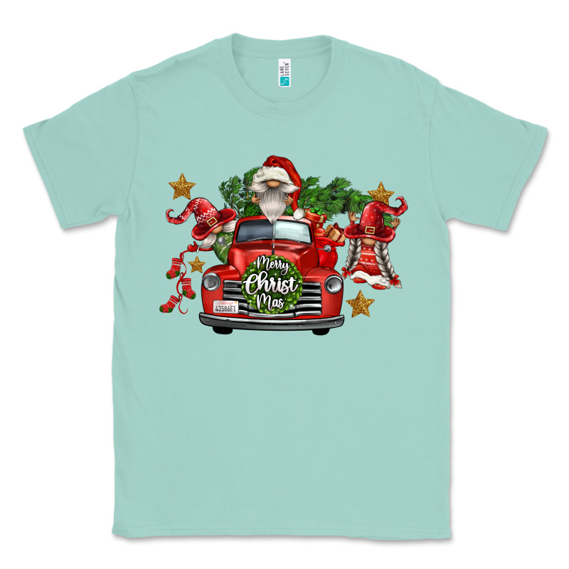 Merry Christmas Truck Gnomies Classic Tee by FaDigitalArtStudio | Teevron