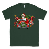Sports Green merry christmas truck gnomies Classic Tee - FaDigitalArtStudio