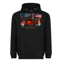 Black home of the brave Heavyweight Hoodie - CowhideDigitalArt