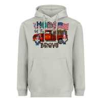 Home Of The Brave Heavyweight Hoodie | Teevron