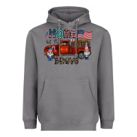 Storm home of the brave Heavyweight Hoodie - CowhideDigitalArt