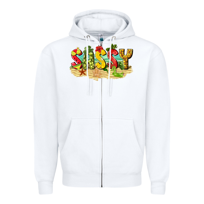 Sassy Beach Zipper Hoodie by texasbilliewilder | Teevron