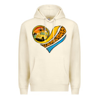 Sandshell school bus heart Premium Hoodie - Jasminsmagicworld