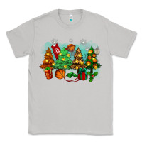 Moon Dust christmas trees with basketball Classic Tee - Zillion Design Studio