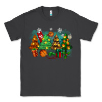 Smoke christmas trees with basketball Classic Tee - Zillion Design Studio