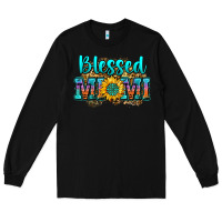 Black blessed mimi Long Sleeve Tee - Zillion Design Studio