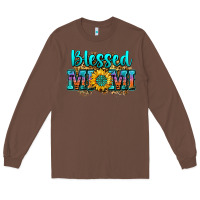 Chestnut blessed mimi Long Sleeve Tee - Zillion Design Studio