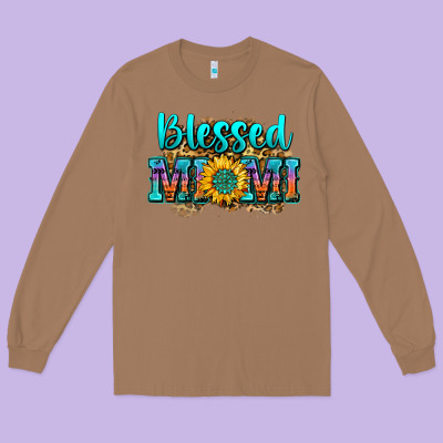 Blessed Mimi Long Sleeve Tee Designed By Zillion Design Studio