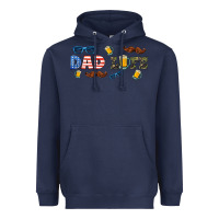 Navy dad life  libbey glass Heavyweight Hoodie - HRA Design Shop