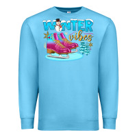 Ocean Blue winter vibes Premium Sweatshirt - BundleAndBundleShop