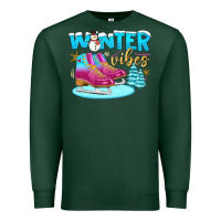 Sports Green winter vibes Premium Sweatshirt - BundleAndBundleShop