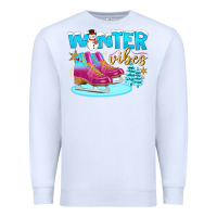 White winter vibes Premium Sweatshirt - BundleAndBundleShop
