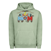 Pigment Oil Green archery mom Urban Hoodie - MaliasSmallBusiness
