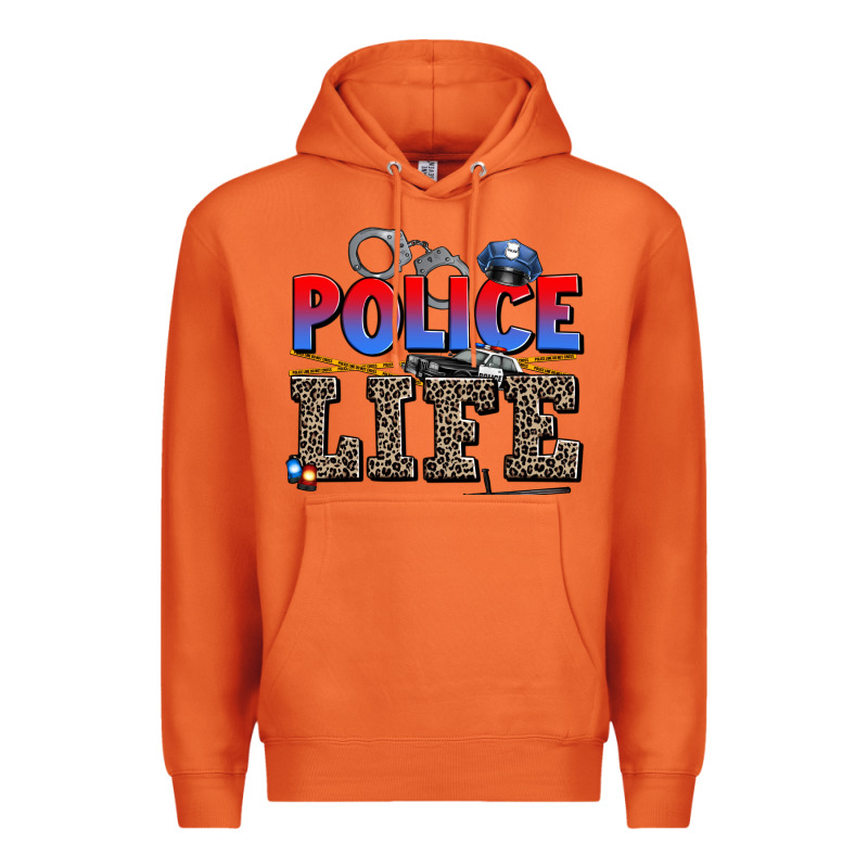 Police Life Premium Hoodie by AdoDesignShop | Teevron