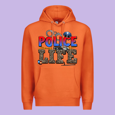 Police Life Premium Hoodie Designed By Adodesignshop