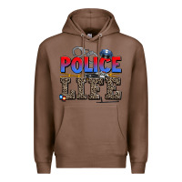 Chestnut police life Premium Hoodie - AdoDesignShop