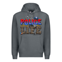 Rock police life Premium Hoodie - AdoDesignShop