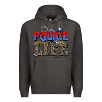 Smoke police life Premium Hoodie - AdoDesignShop