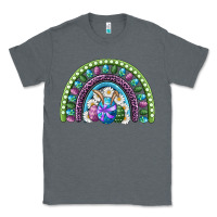 Charcoal Heather easter rainbow Classic Tee - RanaPortraitStore