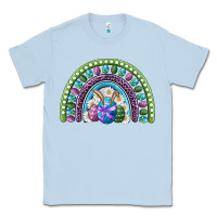 Dusty Blue easter rainbow Classic Tee - RanaPortraitStore