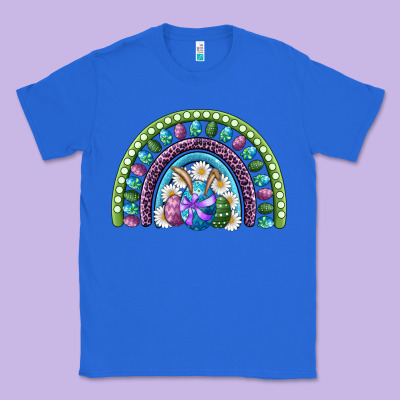 Easter Rainbow Classic Tee Designed By Ranaportraitstore
