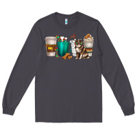 Smoke australian shepherd dog coffee cups Long Sleeve Tee - texasbilliewilder