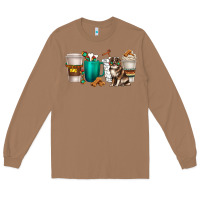 Toasted Coconut australian shepherd dog coffee cups Long Sleeve Tee - texasbilliewilder