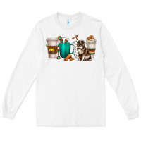 White australian shepherd dog coffee cups Long Sleeve Tee - texasbilliewilder