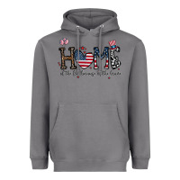 Storm home of the free beacuse of the brave Heavyweight Hoodie - CowhideDigitalArt