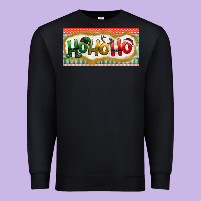 Ho Ho Ho Premium Sweatshirt Designed By Bundleandbundleshop