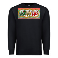 Black ho ho ho Premium Sweatshirt - BundleAndBundleShop