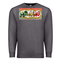 Charcoal Heather ho ho ho Premium Sweatshirt - BundleAndBundleShop