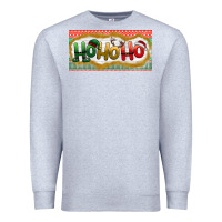Heather Grey ho ho ho Premium Sweatshirt - BundleAndBundleShop