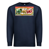 Navy ho ho ho Premium Sweatshirt - BundleAndBundleShop