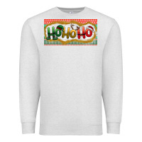Oatmeal Heather ho ho ho Premium Sweatshirt - BundleAndBundleShop