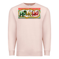 Pale Pink ho ho ho Premium Sweatshirt - BundleAndBundleShop