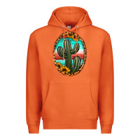 Carrot serape and sunflower cactus Premium Hoodie - Jasminsmagicworld