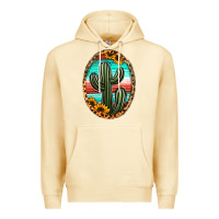 Pina Colada serape and sunflower cactus Premium Hoodie - Jasminsmagicworld