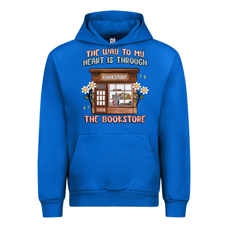 The Way To My Heart Is Through The Bookstore Urban Hoodie by MaliasSmallBusiness | Teevron