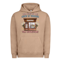 Pigment Burro the way to my heart is through the bookstore Urban Hoodie - MaliasSmallBusiness