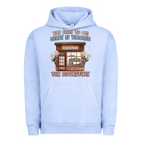 Pigment Grape Ice the way to my heart is through the bookstore Urban Hoodie - MaliasSmallBusiness