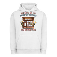Pigment Lunar Rock the way to my heart is through the bookstore Urban Hoodie - MaliasSmallBusiness
