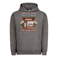 Pigment Tornado the way to my heart is through the bookstore Urban Hoodie - MaliasSmallBusiness