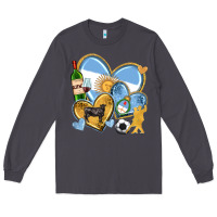 Smoke argentina  hearts Long Sleeve Tee - texasbilliewilder