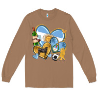 Toasted Coconut argentina  hearts Long Sleeve Tee - texasbilliewilder
